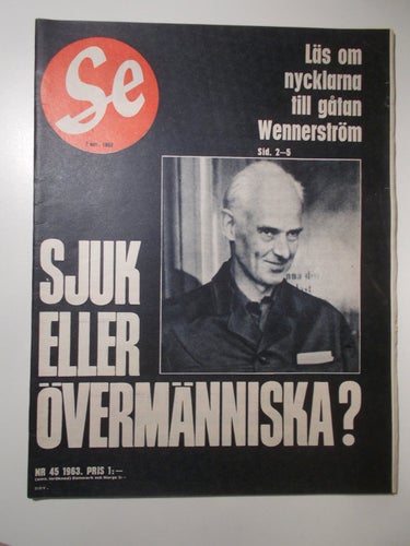 SE Nr 45 1963 Wennerström spion Monica Zetterlund ad