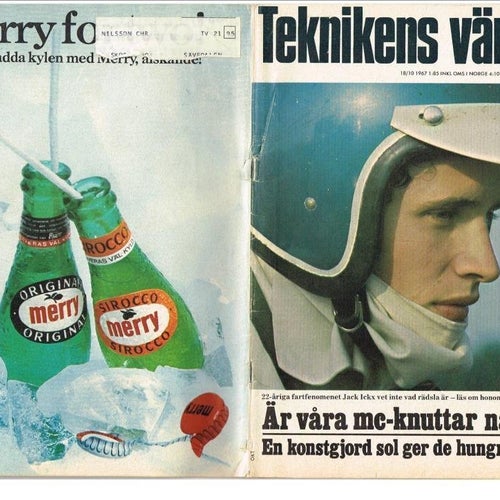 TEKNIKENS VÄRLD 1967 (20) Nr 21 - Jacky Ickx