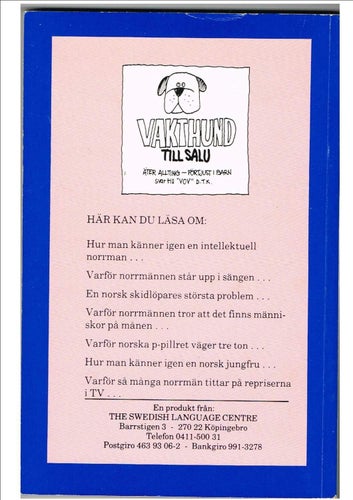NORGEHISTORIER Galna historier om bl. a. gutten som vattnade flaggstången för...