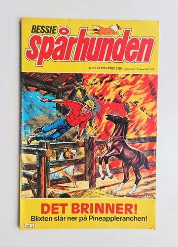 BESSIE 1977 nr 9 FN Samlarex SEMIC WESTERN ÄVENTYR COWBOY INDIAN KRIG ACTION