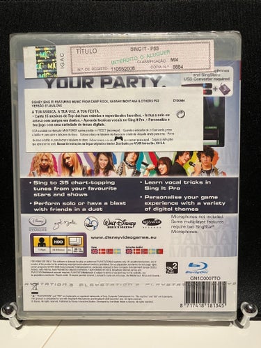 Disney Sing It - PS3 - Inplastad - NY