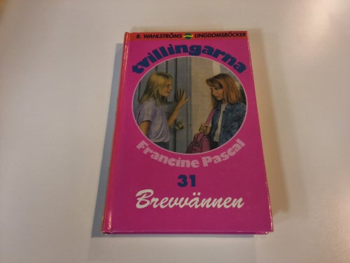 Tvillingarna 31 Brevvännen av Francine Pascal, 1989