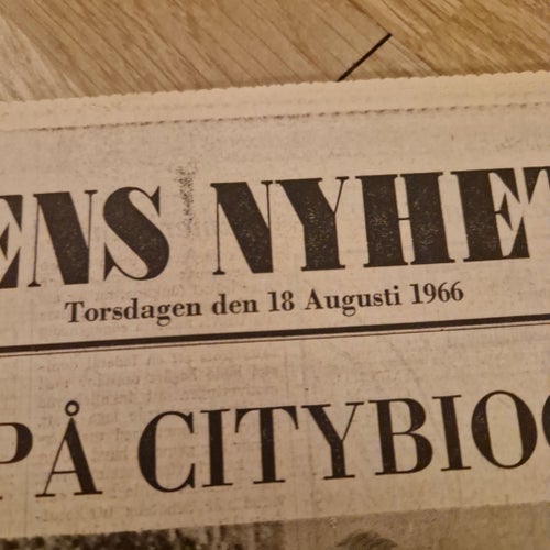 Dagens Nyheter tidning från 1966