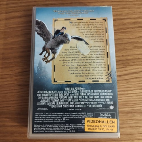 Harry Potter och fången från Azkaban - Svensk hyrfilm / VHS