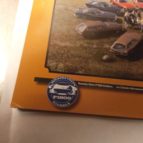 Volvo P1800 Klubben Almanacka 2018 komplett i ett mycket bra och fint bruksskick