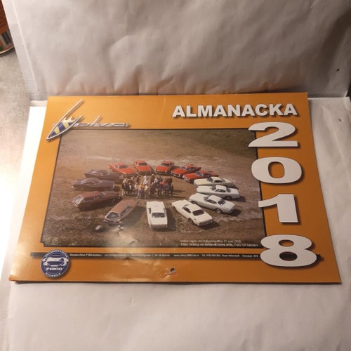 Volvo P1800 Klubben Almanacka 2018 komplett i ett mycket bra och fint bruksskick