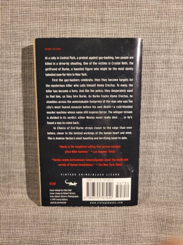 Choice of Evil av Andrew Vachss, 1999