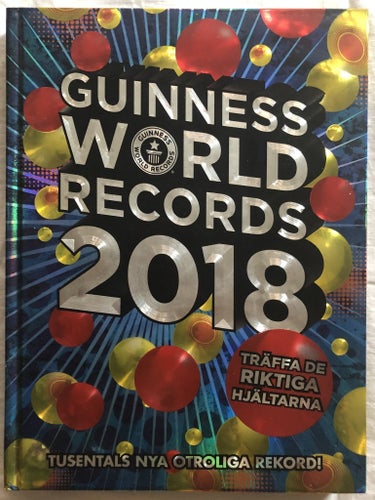GUINNESS REKORD-BOK 2018.
