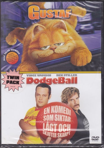 DVD 2i1 / Gustaf + Dodgeball / 2-disc / Ben Stiller / Ny & Inplastad