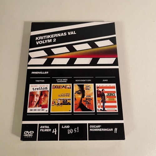 DVD box - Kritikernas Val Vol 2. Tretton Little miss Sunshine, Boys don’t Cry,