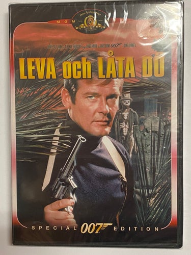 DVD Leva och Låta Dö 007 James Bond Special Edition INPLASTAD