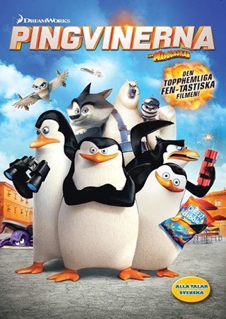 DVD: Pingvinerna Från Madagaskar - Den Topphemliga Fen-Tastiska Filmen (Nyskick)