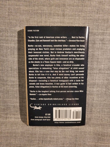 False Allegations av Andrew Vachss, 1997