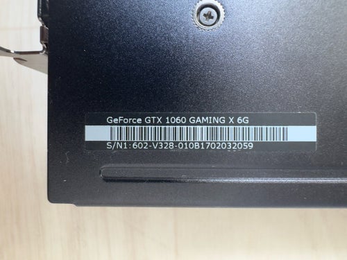 NVIDIA GeForce GTX 1060 GAMING X 6G