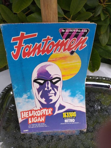 Fantomen 1979 nr 25 serietidning svart vit kultförklarad