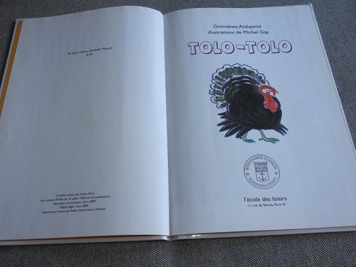 Tolo-Tolo - Gnimdewa Atakpama - Michel Gay - Franska - French Book