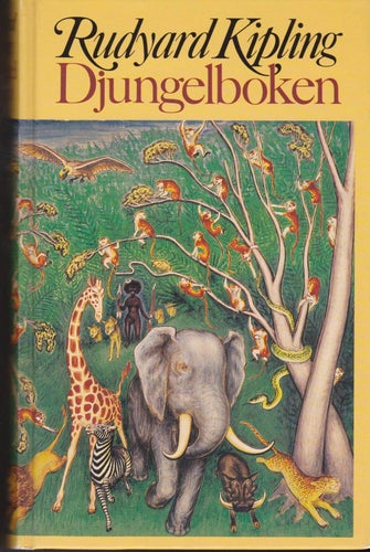 Rudyard Kipling / Djungelboken 1 & 2 i en volym / Kartonnage / Nära nyskick
