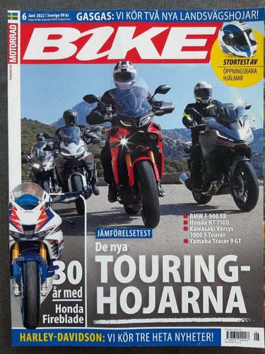 Bike nr 6 2022: Yamaha Tracer 9 GT, Kawasaki Versys 1000 S Tourer, Honda NT 1100