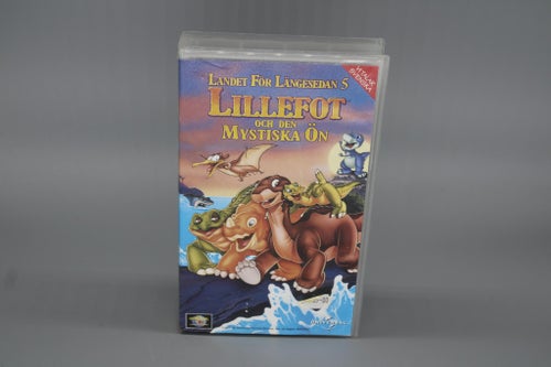 Landet för längesedan 5 - Lillefot och den mystiska ön - Tecknat (VHS)
