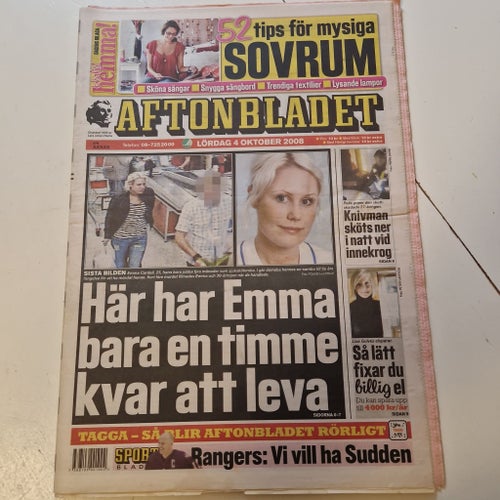 Aftonbladet Lördag 4 Oktober 2008