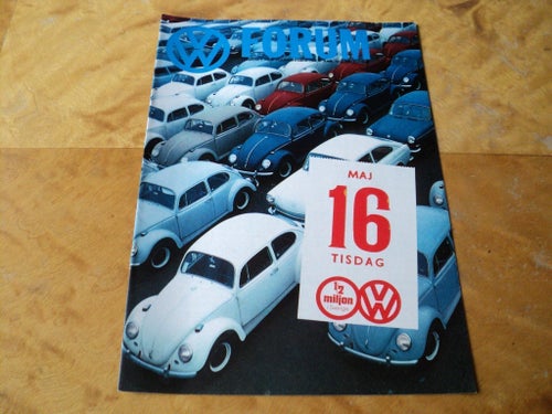 Forum Volkswagen Tidning Maj 1967 VW Bubbla