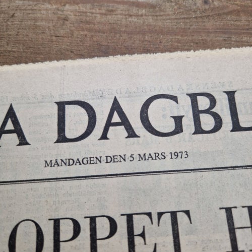 Svenska Dagbladet från 5 mars 1973