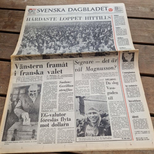 Svenska Dagbladet från 5 mars 1973