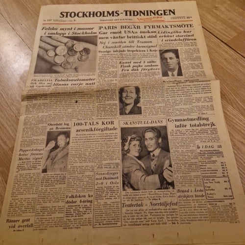 Stockholms-Tidningen från 1952
