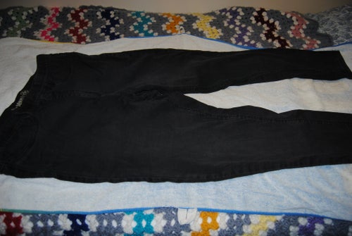 KappAhl svarta jeans, storlek 52