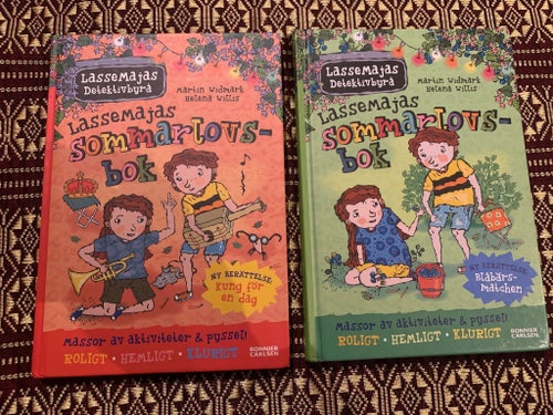 2st Lassemayas sommarlovsbok av Martin Widmark och Helena Willis