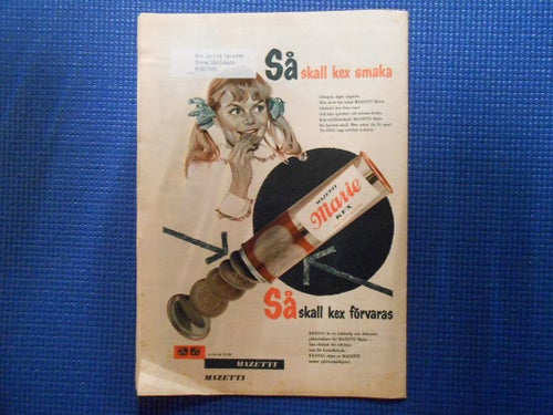 Trivsel nr 23 1956 Lille Rikard och hans katt av Rune Andreásson