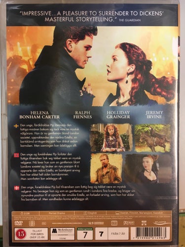 DVD Great Expectations Svensk text INPLASTAD