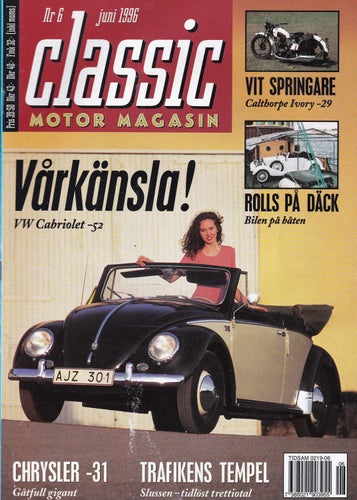 Classic 1996-6 VW Cab 1952.Calthorpe Ivory 1929.Cheva 1956.RR