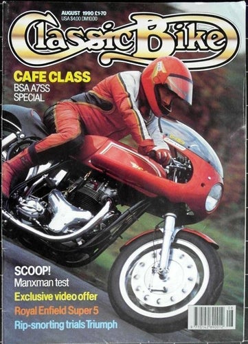 Classic Bike Aug 1990 BSA A7SS, Enfield Super 5