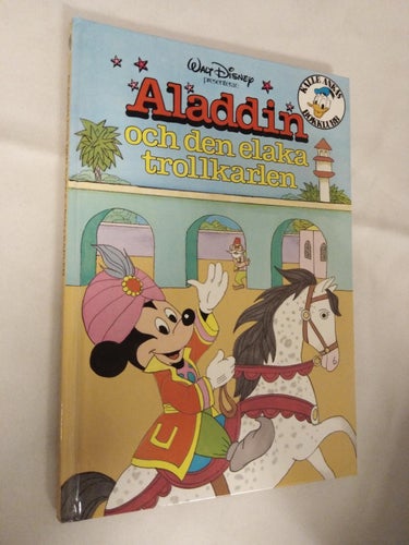 Aladdin och den elaka trollkarlen. Kalle Ankas bokklubb Very Fine