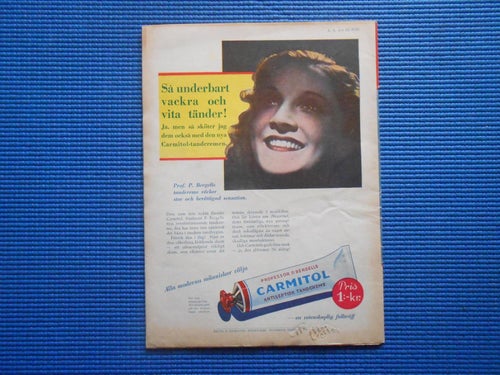 Levande livet 43 1938 Sonje Henie Arthur Stringer 91:an Karlsson Mossängen