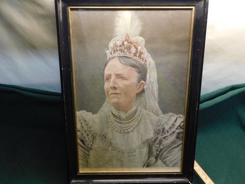 Drottning Sophia Vintage Tryck I Träram OBS: Info