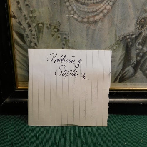 Drottning Sophia Vintage Tryck I Träram OBS: Info