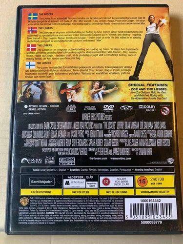 The losers, Dvd