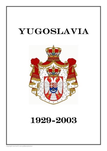 Yugoslavia Jugoslavija 1929-2003 PDF (DIGITAL) STAMP ALBUM PAGES