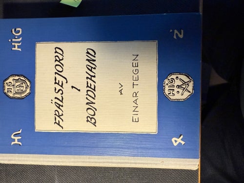 Frälsejord I Bondehand av Einar Tegen (1963)