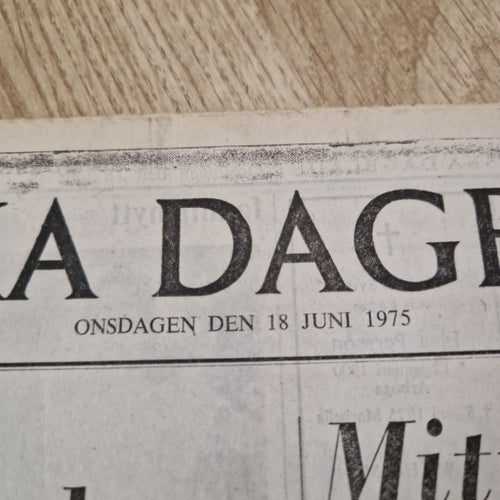 Svenska Dagbladet 18 juni 1975