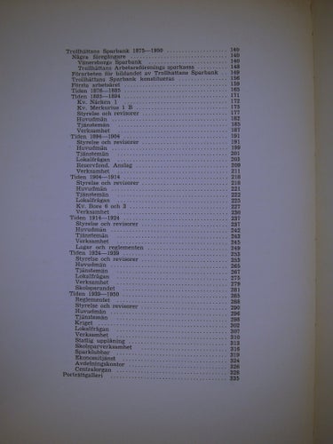 Boken "Banken och bygden vid älven Trollhättans Sparbank 1875-1950"