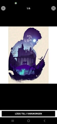 Diamantmålning från Harry potters. Utan Ram(pärlmålning efter n