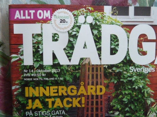 TRÄDGÅRD, NR 14, 2013,