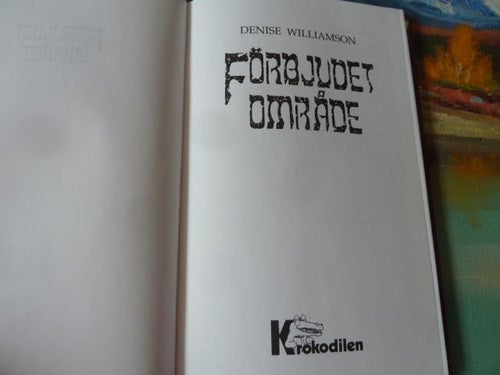 FÖRBJUDET OMRÅDE, D. WILLIAMSON, 1993,  POCKET, BÖCKER
