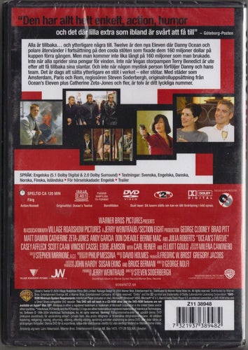 OCEAN'S TWELVE - DVD (INPLASTAD)