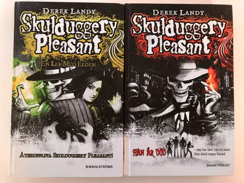 SKULDUGGERY PLEASANT En lek med elden + Han är död Derek Landy