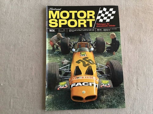 MOTORSPORT NR 11 1969 PORSCHE,RONNIE PETERSON,INGVAR PETTERSSON,OPEL GT 1900
