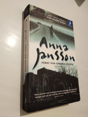 Först när givaren är död - Anna Jansson, bok pocket